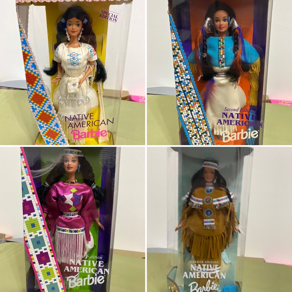 Native American Barbie Set - DOTW Collection/ Lot